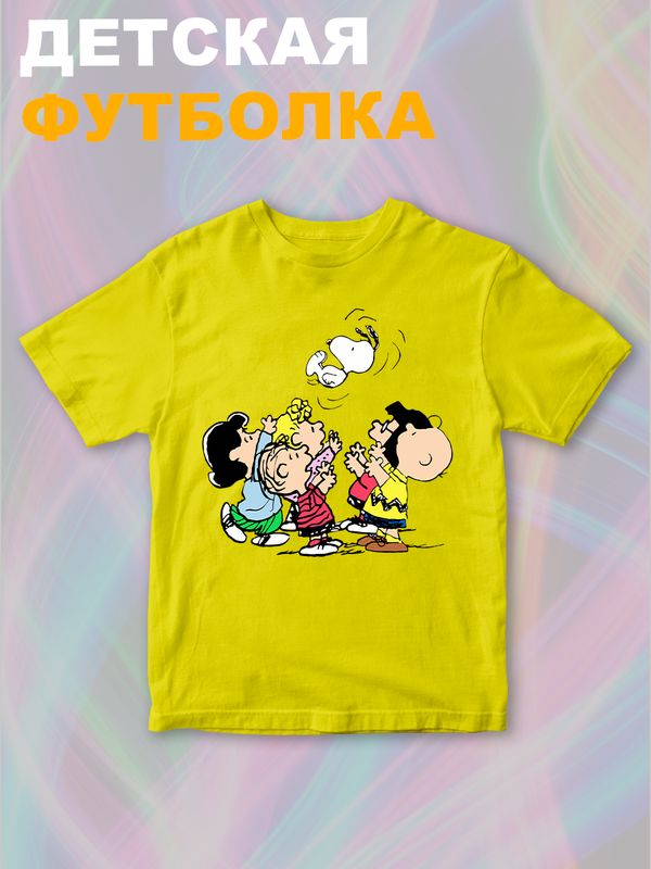 Футболка снупи Snoopy с милым принтом y2k детская
