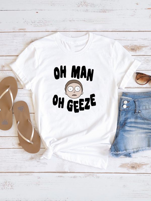 Футболка рик и морти мем и прикол из rick and morty y2k