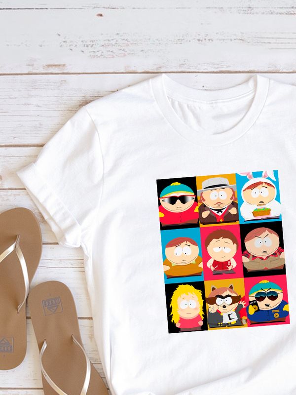 Футболка south park южный саус парк картман кайл и герои