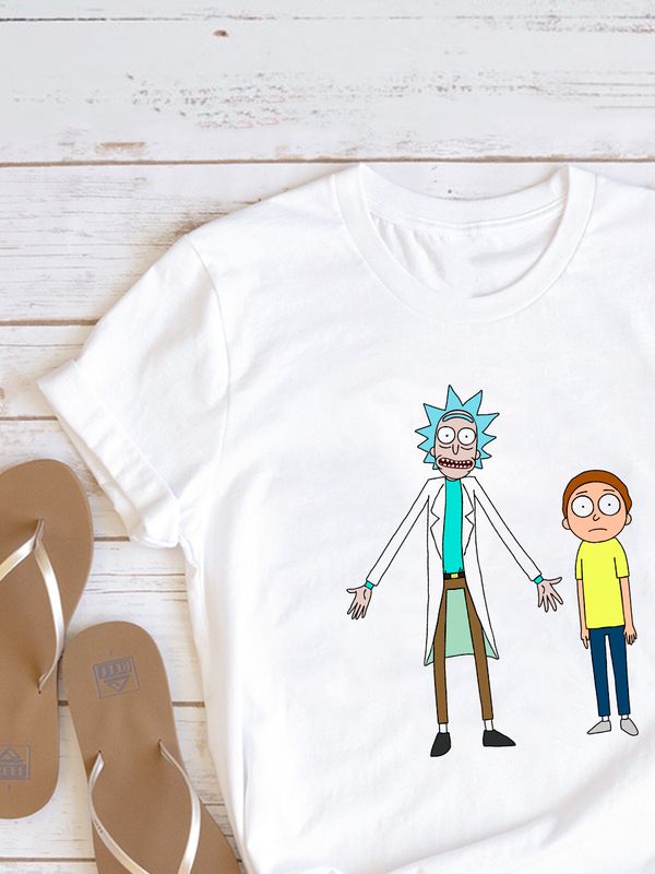 Футболка рик и морти прикол и мем из rick and morty