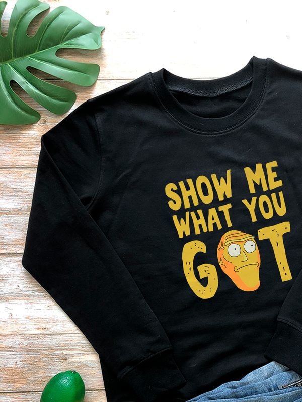 Свитшот рик и морти мем и прикол из rick and morty y2k