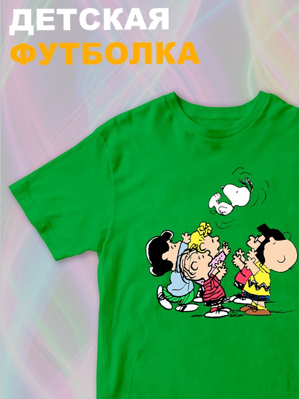 Футболка снупи Snoopy с милым принтом y2k детская