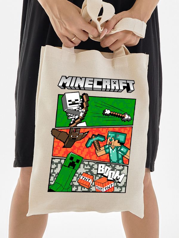 Шоппер крипер стив майнкрафт tnt minecraft с игрой детский