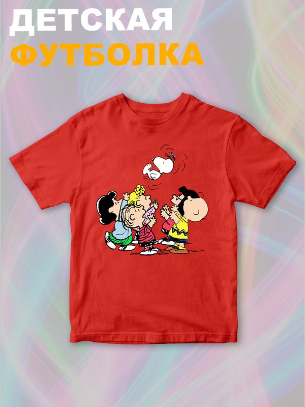 Футболка снупи Snoopy с милым принтом y2k детская