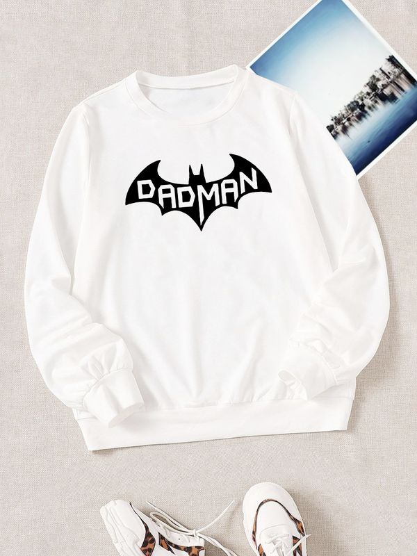 Свитшот бэтмен batman best dad и лучший папа y2k Свитшот бэтмен batman best dad и лучший папа y2k