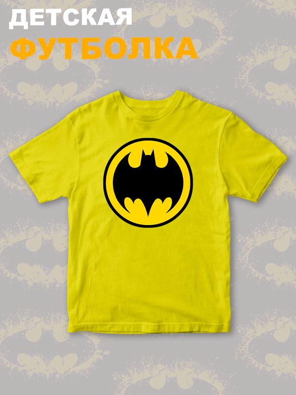 Футболка бэтмен batman и супергерой летучая мышь y2k детская