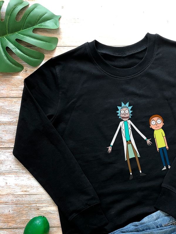 Свитшот рик и морти прикол и мем из rick and morty