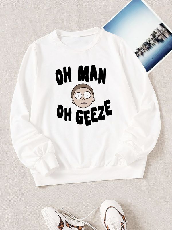 Свитшот рик и морти мем и прикол из rick and morty y2k